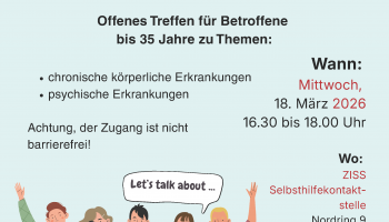 Plakat zum Treffen am 18. März