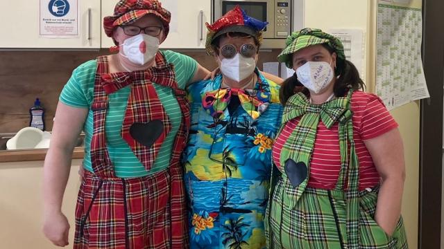 Karneval in der Tagespflege St. Vinzenz in Gieboldehausen | Foto: Caritas Südniedersachsen