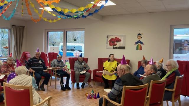 Karneval in der Tagespflege St. Vinzenz in Gieboldehausen | Foto: Caritas Südniedersachsen