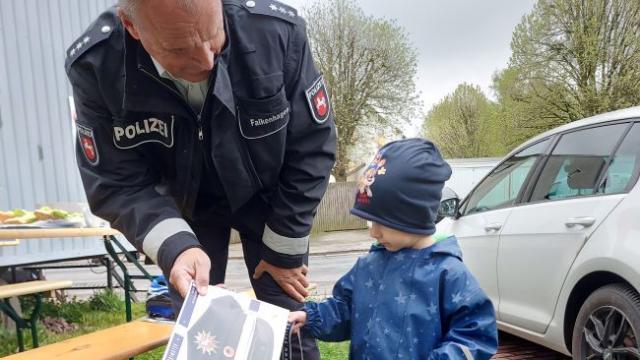 Der Besuch von Dierk Falkenhagen von der Polizei Duderstadt …