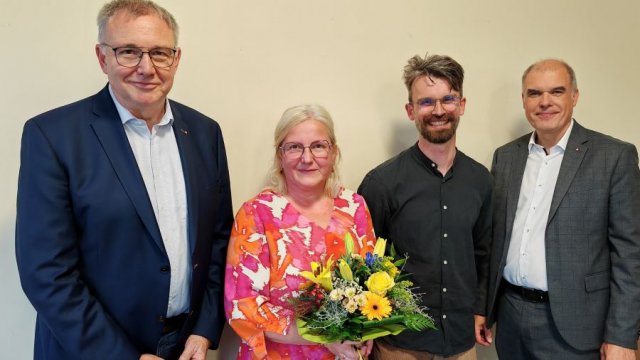 Das Bild zeigt Mitarbeitende der Caritas Südniedersachsen. | Foto: Claudia Nachtwey / cps